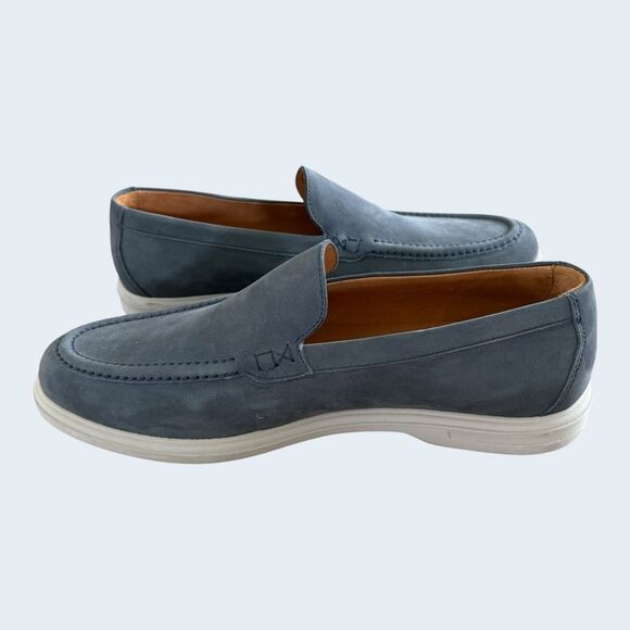 Peter Millar Excursionist Blue Nubuck Loafers Men\'s 8M Smooth Top Brazil main image 5